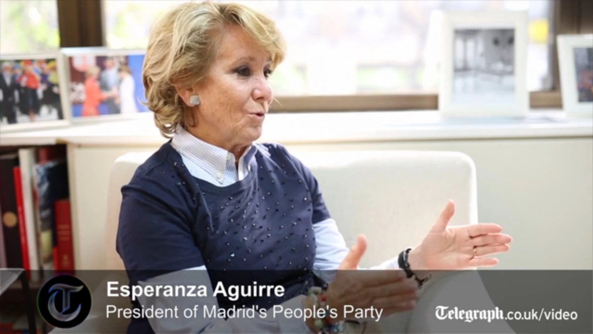 Esperanza Aguirre, entrevistada por The Telegraph