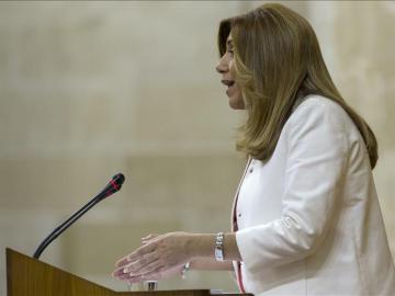 Susana Díaz en su discurso de investidura