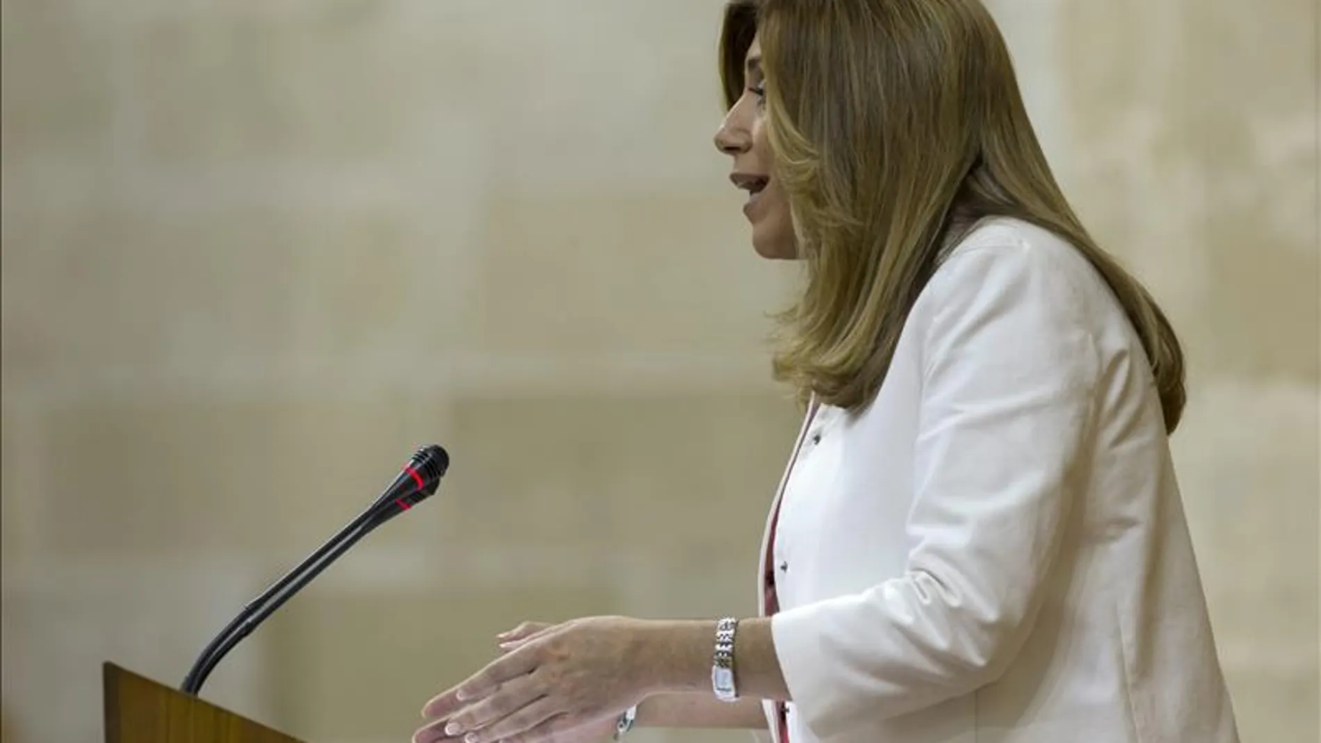 Susana Díaz en su discurso de investidura Susana Díaz en su discurso de investidura