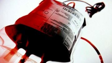 Una bolsa de plasma sanguineo