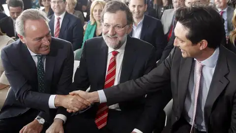 Mariano Rajoy, junto a Alberto Fabra Mariano Rajoy, junto a Alberto Fabra