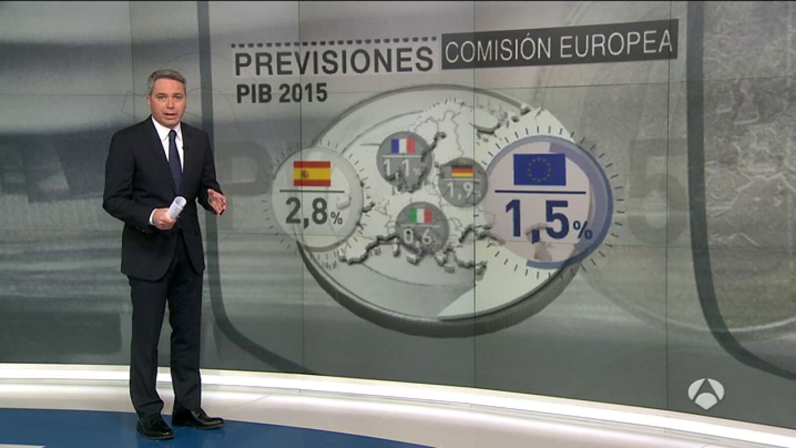LA CE eleva el crecimiento de España para 2015 al 2,8%