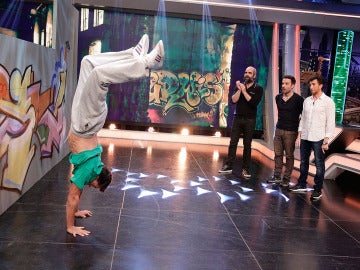 Luis Tosar, Daniel Guzm&aacute;n y Pablo Motos en El Hormiguero 3.0