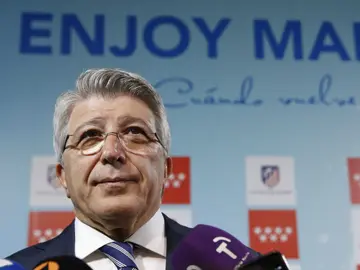 Enrique Cerezo en un acto de la Comunidad de Madrid Enrique Cerezo en un acto de la Comunidad de Madrid