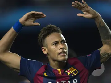 Neymar ante el Bayern Munich Neymar ante el Bayern Munich