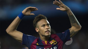 Neymar ante el Bayern Munich