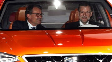 Mariano Rajoy y Artur Mas en Cataluña