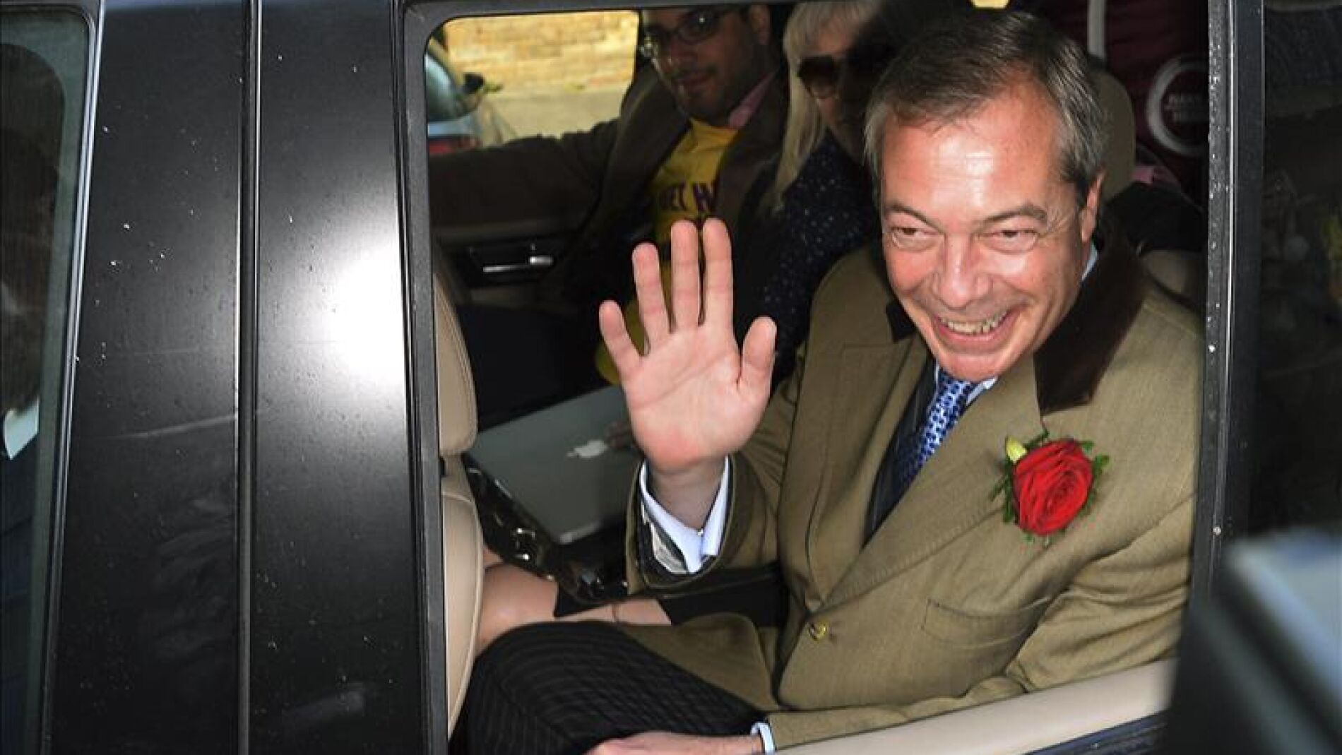 Nigel Farage, l&iacute;der de UKIP
