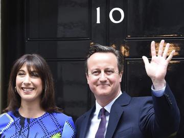 David Cameron en el 10 de Downing Street