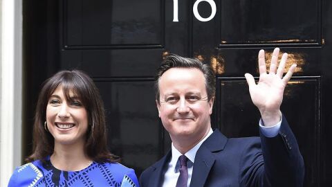 David Cameron en el 10 de Downing Street
