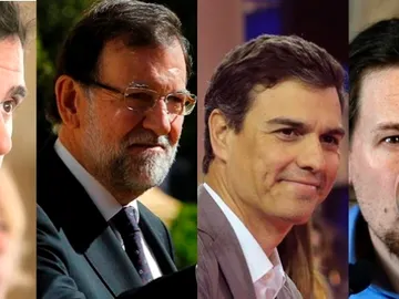 PP, PSOE, Podemos y Ciudadanos PP, PSOE, Podemos y Ciudadanos