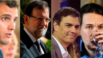 PP, PSOE, Podemos y Ciudadanos