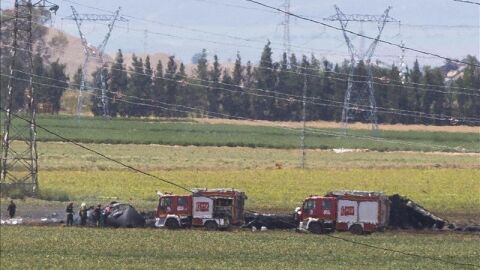 Accidente de avi&oacute;n en Sevilla