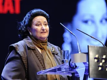 La soprano, Montserrat Caballé La soprano, Montserrat Caballé