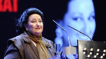 La soprano, Montserrat Caballé