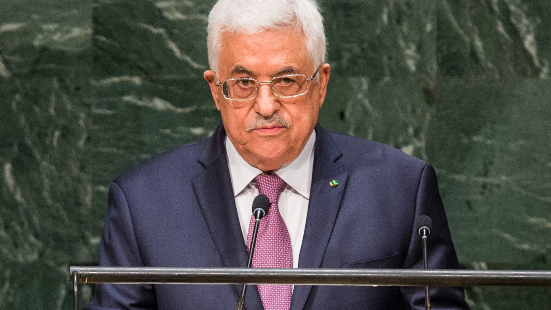 El presidente de la Autoridad Nacional Palestina, Mahmud Ab&aacute;s