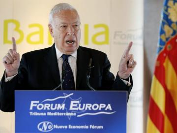 El ministro García-Margallo en Valencia.