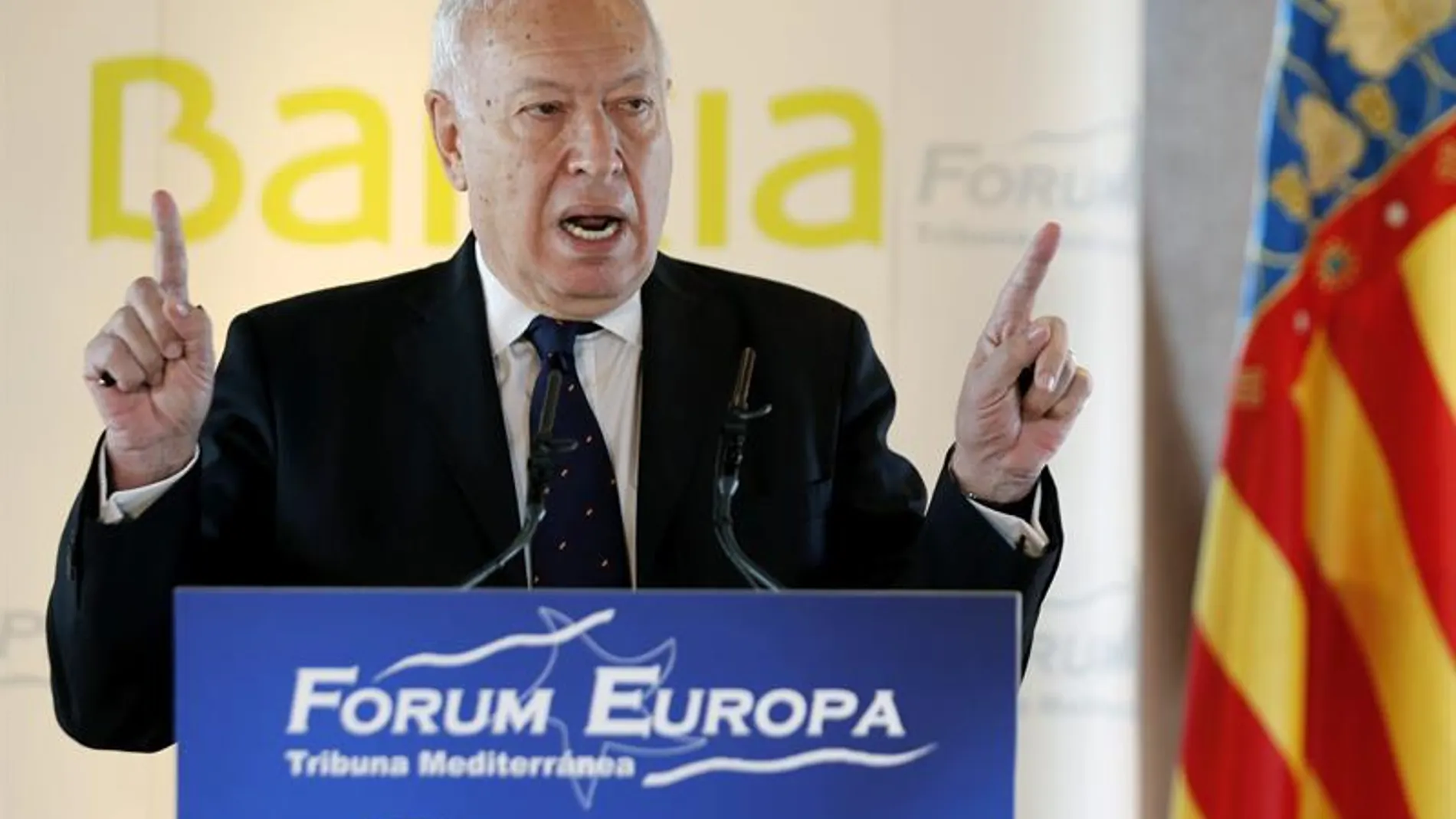 El ministro García-Margallo en Valencia. El ministro García-Margallo en Valencia.