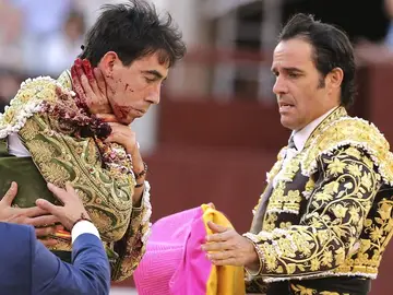 Cogida de Jiménez Fortes Cogida de Jiménez Fortes