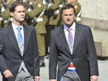 El primer ministro de Luxemburgo y su pareja
