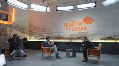 Así se grabó el primer programa de 'Al rincón de pensar'