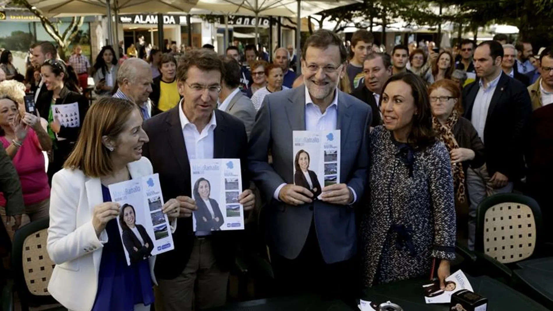 Mariano Rajoy, en un acto en Galicia