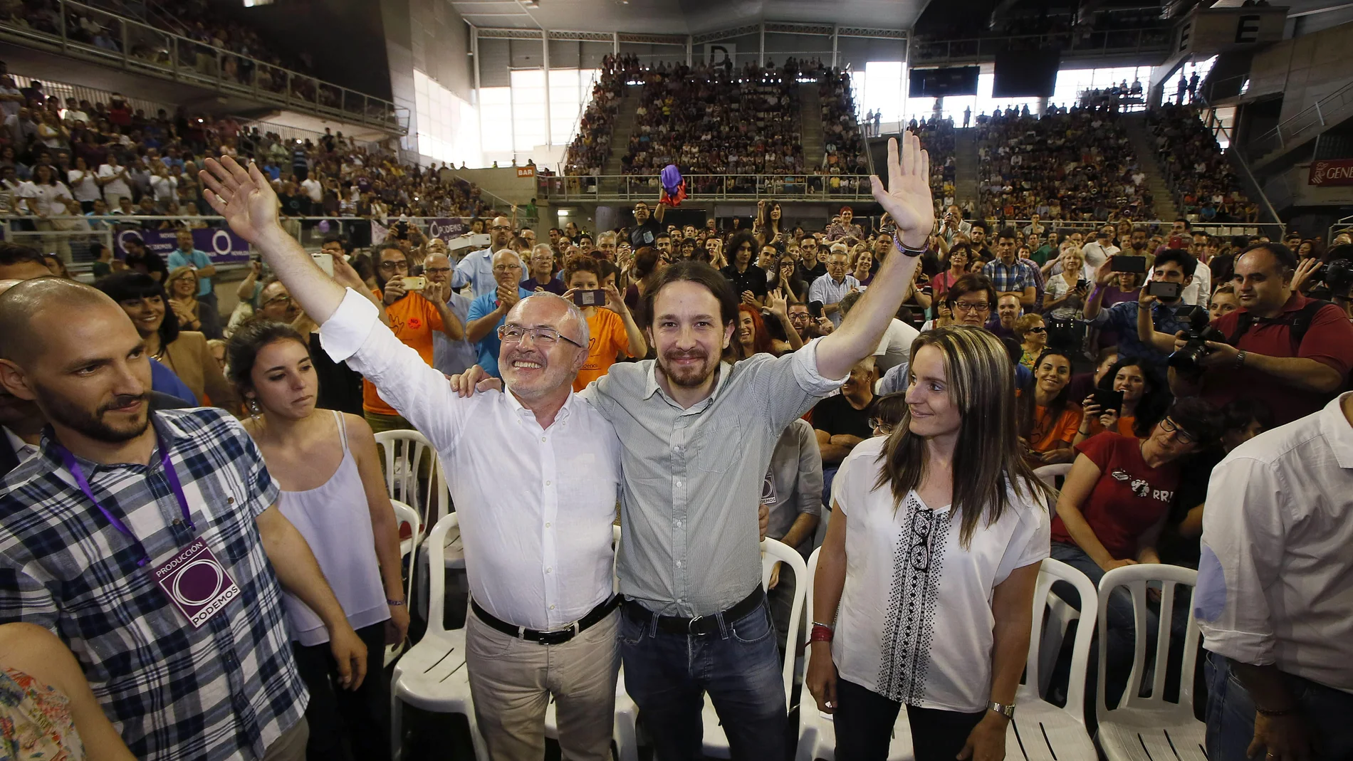 Pablo Iglesias: "Los socialistas de corazón saben que hay que votar morado"