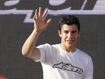 El piloto de motos Marc Márquez El piloto de motos Marc Márquez