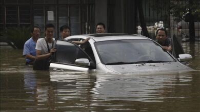  Trece muertos y un millón de afectados en China por tormentas e inundaciones