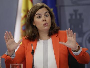 Sáenz de Santamaría tras el Consejo de Ministros