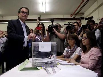 Artur Mas apunta que las municipales no marcan la "temperatura definitiva" del soberanismo Artur Mas apunta que las municipales no marcan la "temperatura definitiva" del soberanismo