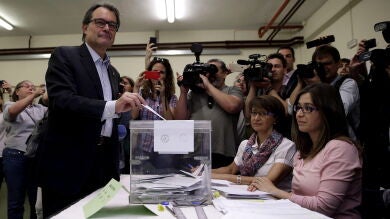 Artur Mas apunta que las municipales no marcan la 