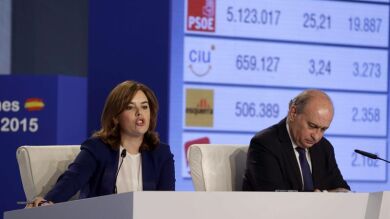 La participación en las municipales es del 64,6%, un 1,5% menos que en 2011