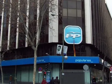 Sede del PP en la calle Génova de Madrid Sede del PP en la calle Génova de Madrid