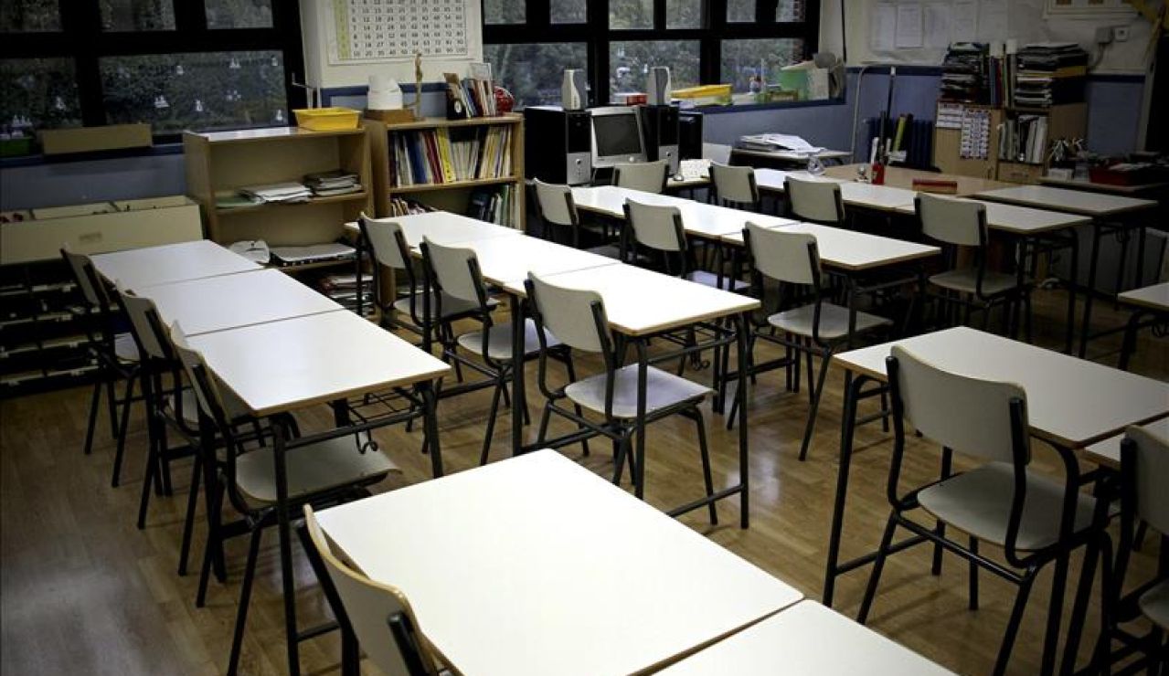 Aula de vac&iacute;a de un instituto