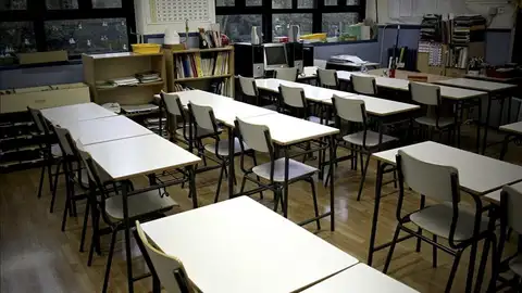 Aula de vacía de un instituto Aula de vacía de un instituto