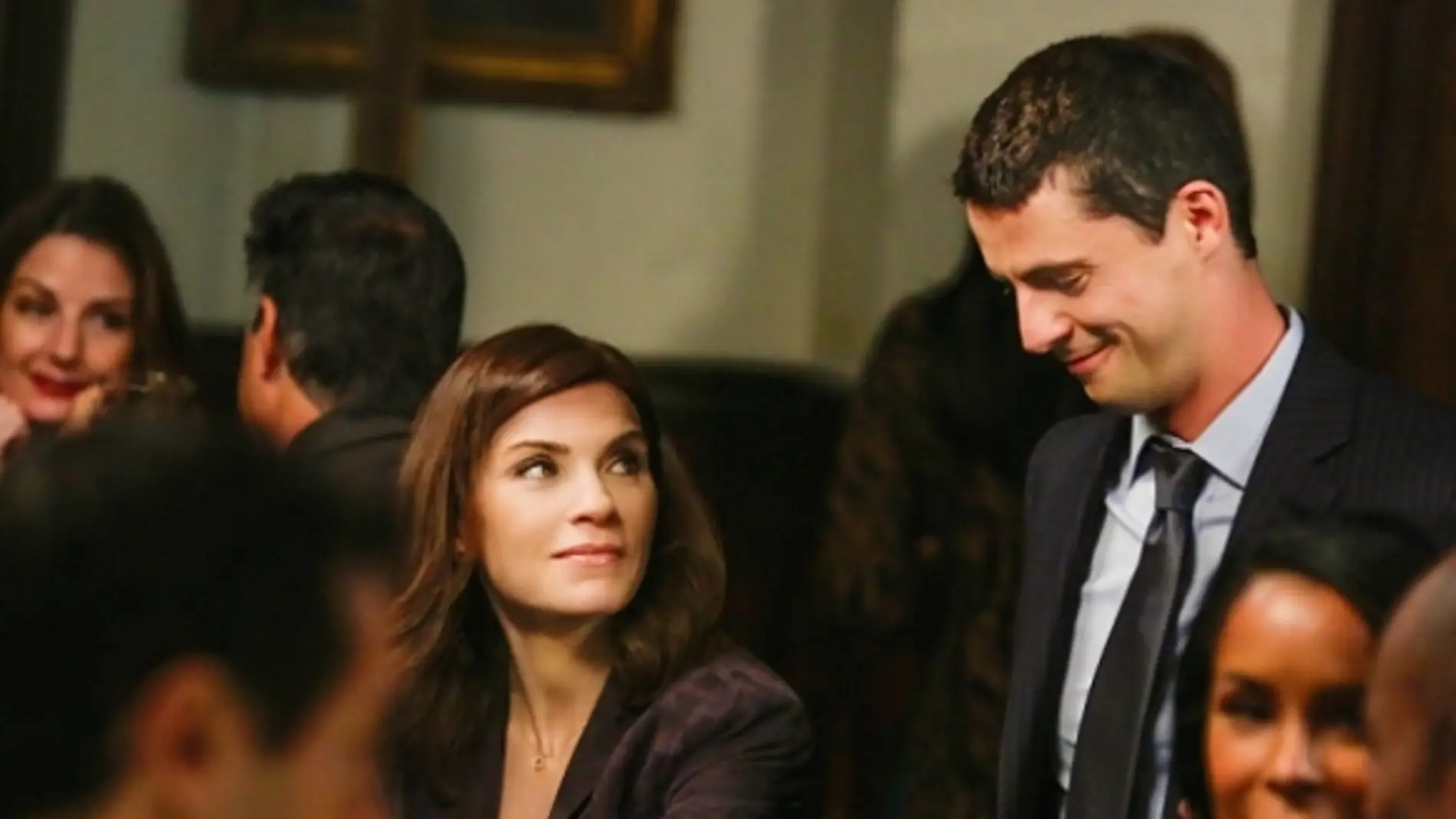 Matthew Goode en The Good Wife como Finn Polmar 