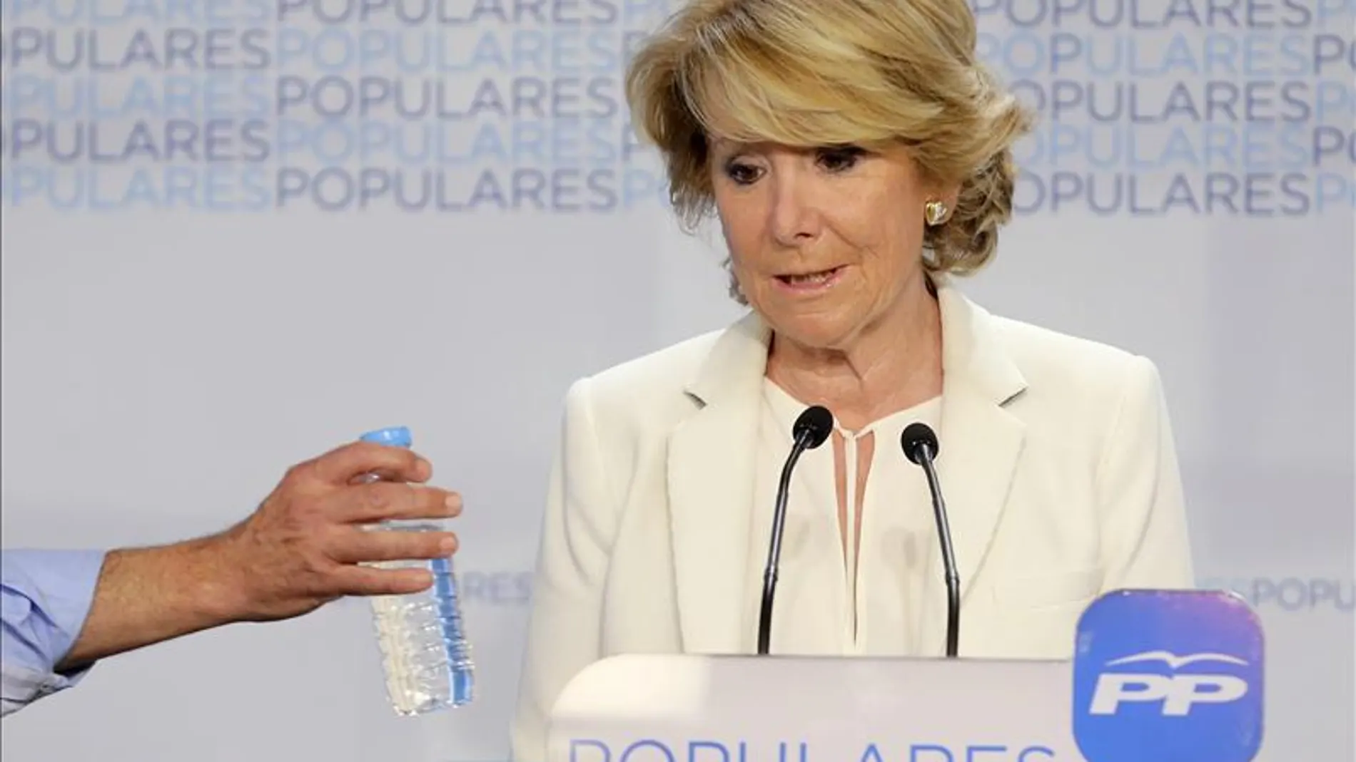 Esperanza Aguirre, candidata del PP a la Alcaldía de Madrid