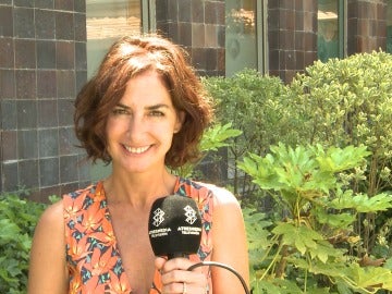 Belén López en la rueda de prensa de 'Mar de plástico'