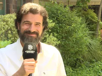 Rodolfo Sancho en la rueda de prensa de 'Mar de plástico' Rodolfo Sancho en la rueda de prensa de 'Mar de plástico'