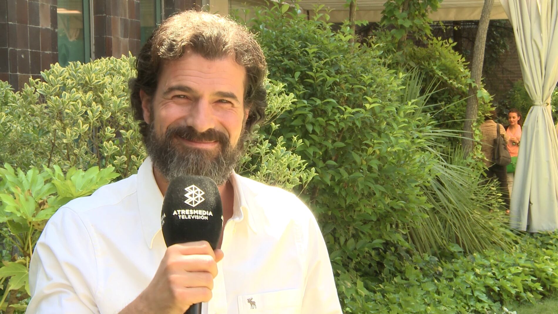 Rodolfo Sancho en la rueda de prensa de 'Mar de pl&aacute;stico'