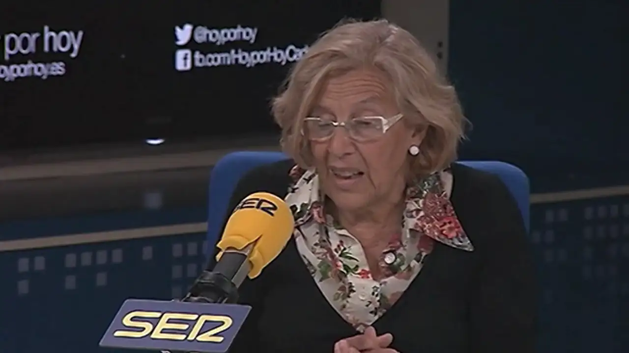 Manuela Carmena, sobre Aguirre: "Es una pataleta de niña caprichosa"