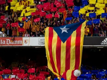 Pitada al himno en el Camp Nou Pitada al himno en el Camp Nou