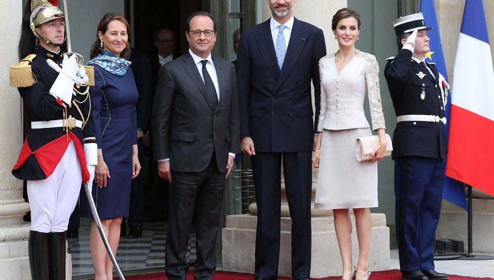 Los Reyes de España de visita oficial en Francia