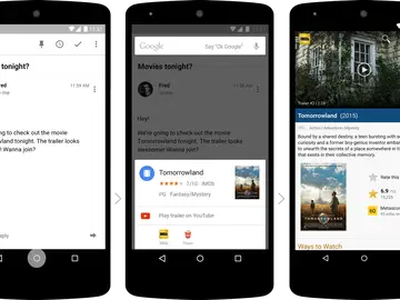 'Now on Tap': la tecnología con la que Android quiere revolucionar tu móvil para siempre 'Now on Tap': la tecnología con la que Android quiere revolucionar tu móvil para siempre