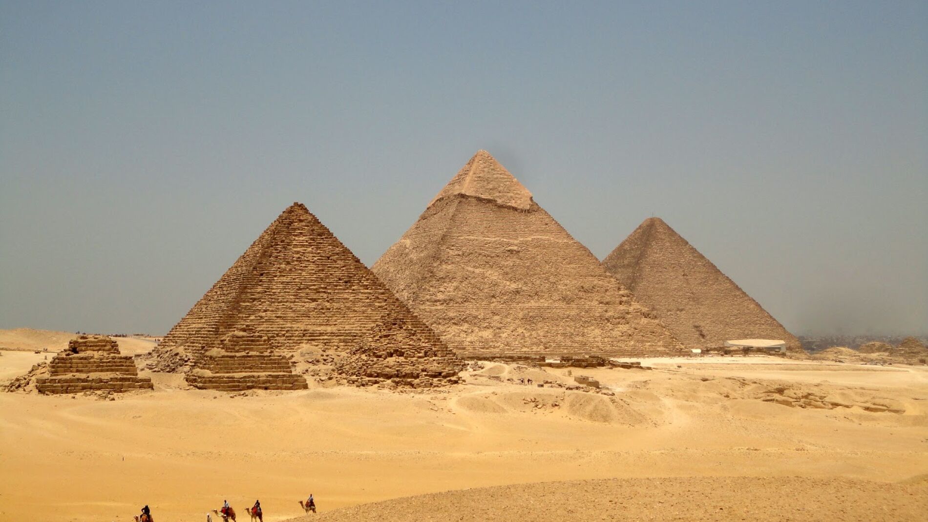 Pir&aacute;mides de Guiza en El Cairo.