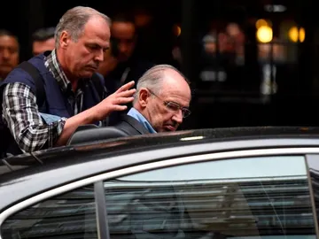 Rodrigo Rato tras ser detenido Rodrigo Rato tras ser detenido