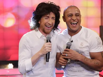 Roberto Carlos y Pablo Motos cantan Roberto Carlos y Pablo Motos cantan