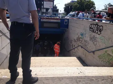 Accidente de metro en Roma Accidente de metro en Roma
