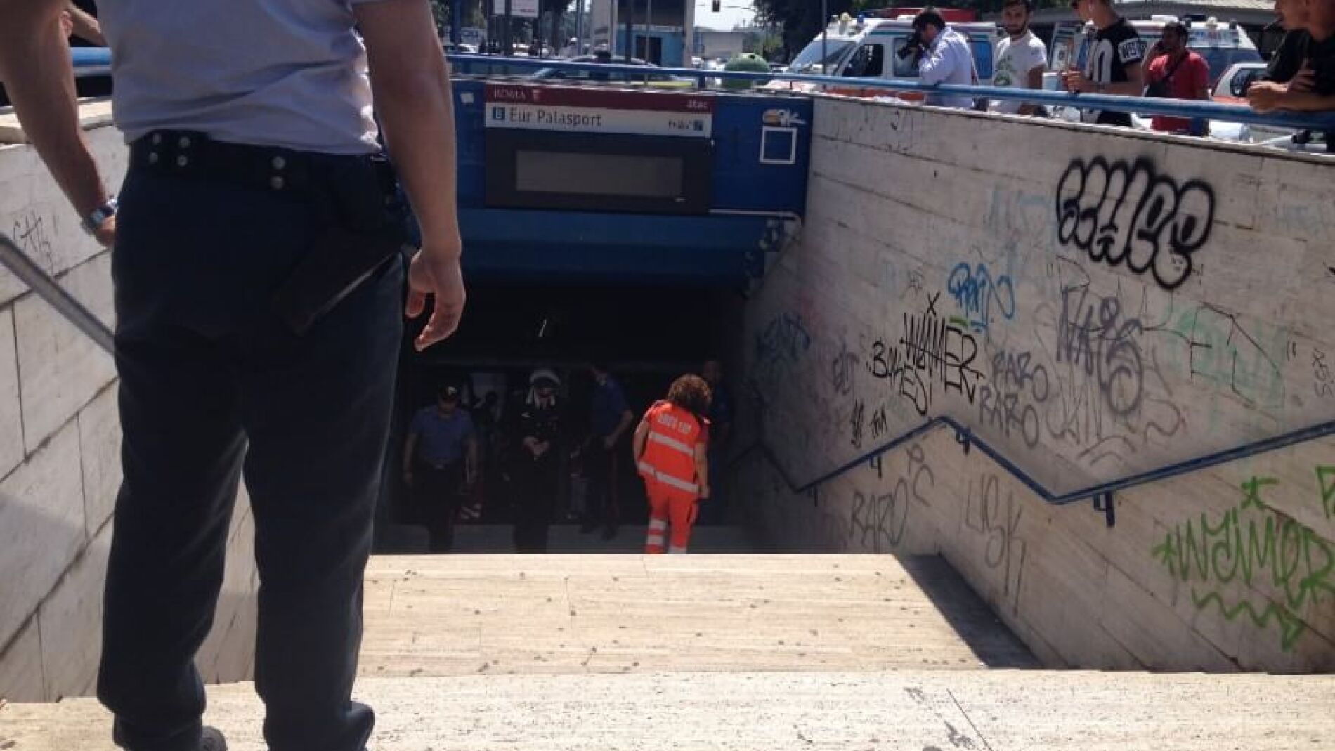 Accidente de metro en Roma